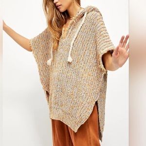 NWOT Free People Electric Aura Hoodie L